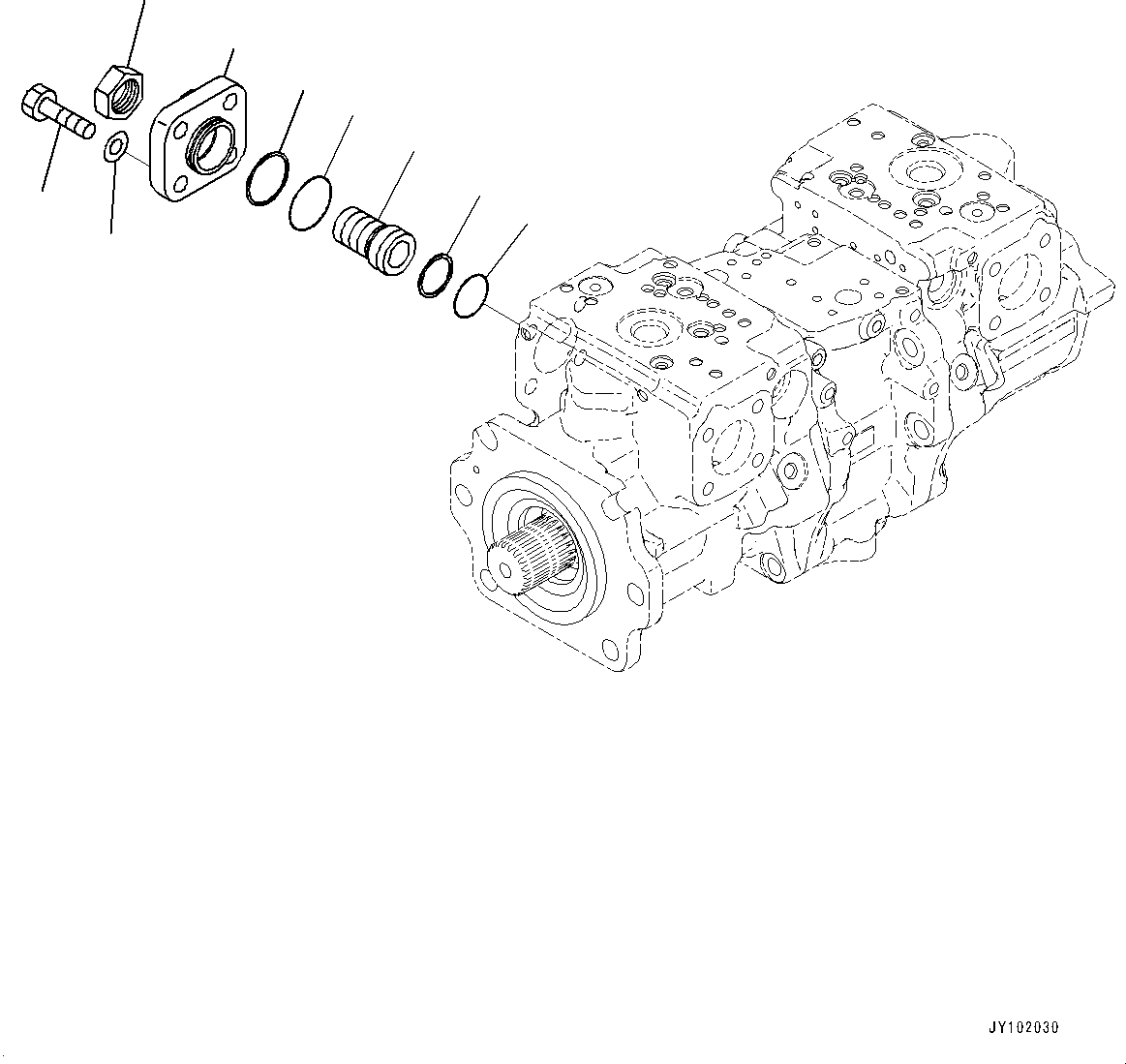 Крышка в сборе (708-2G-03680) KOMATSU