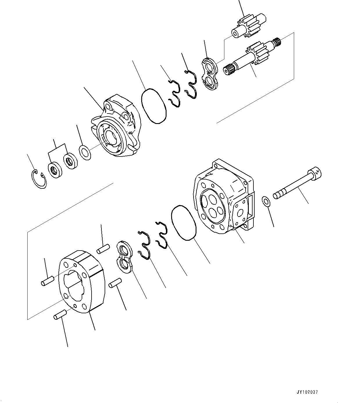 Шестерня ведущая 705-17-28840 KOMATSU