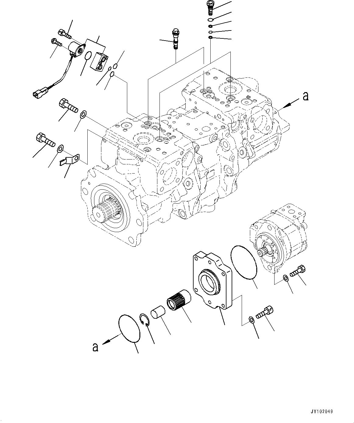 Муфта 708-2G-12970 KOMATSU