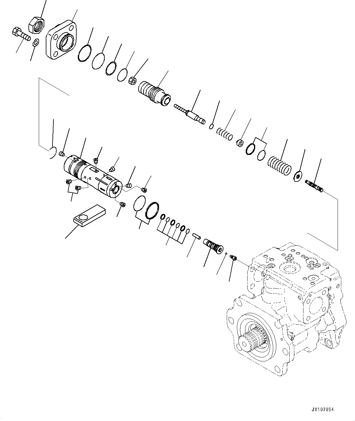 Valve Assembly, PC (708-2G-03390) KOMATSU