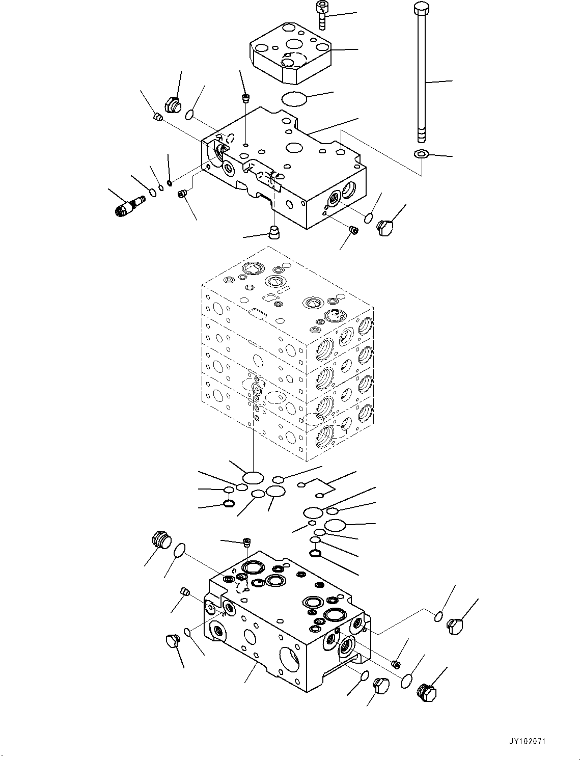 Клапан управления в сборе 723-44-14200 KOMATSU
