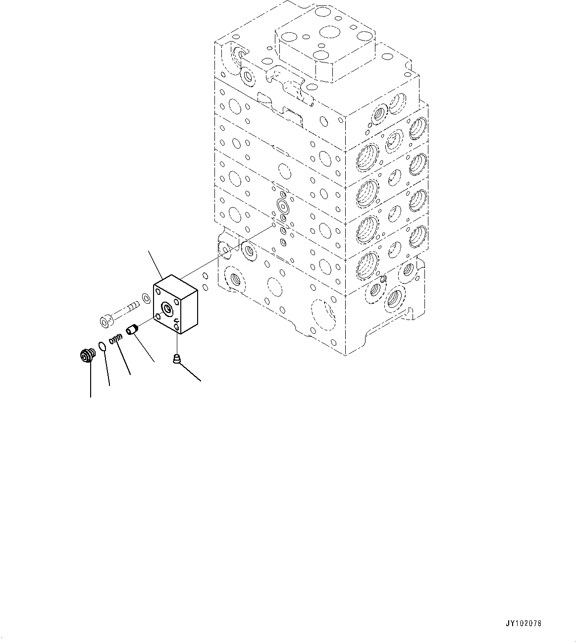 Клапан в сборе 723-40-67500 KOMATSU
