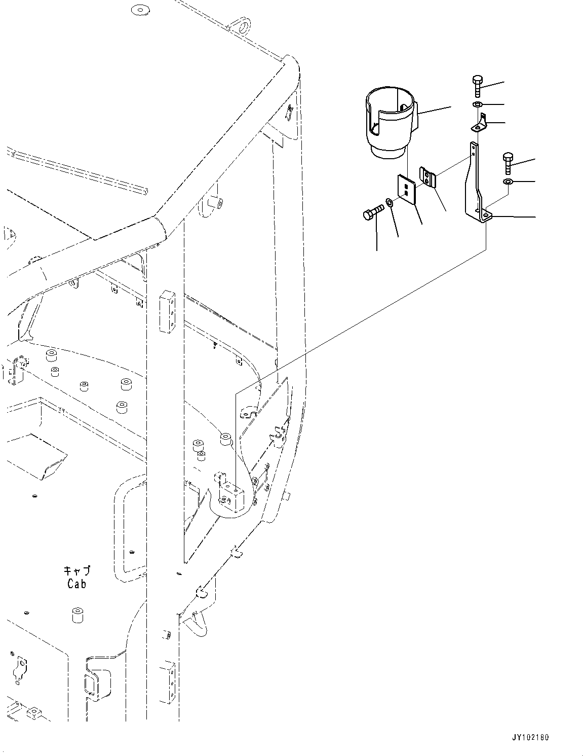 Plate, With Travel Alarm Cancel System 22N-06-59270 KOMATSU