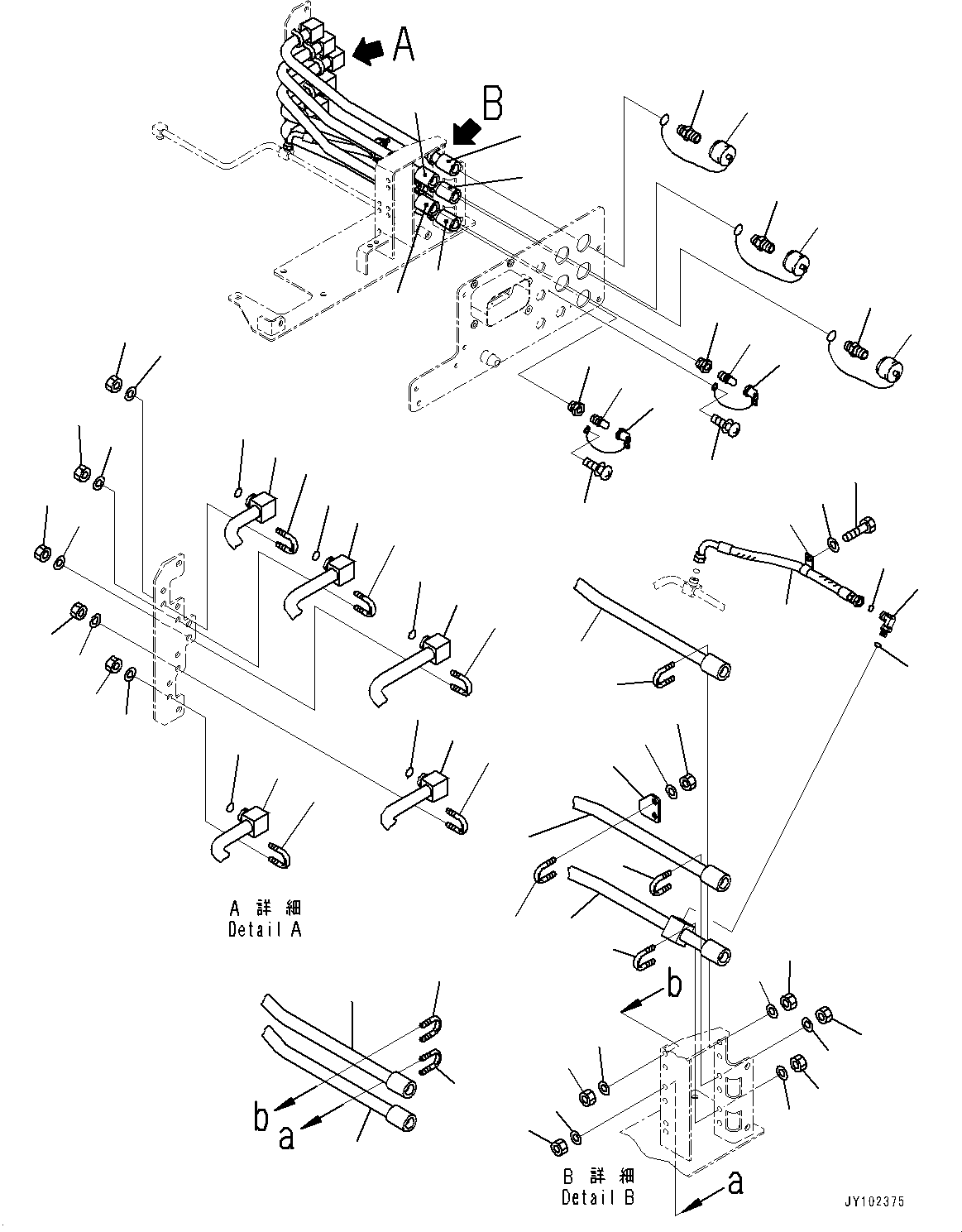 Трубка 427-43-42540 KOMATSU