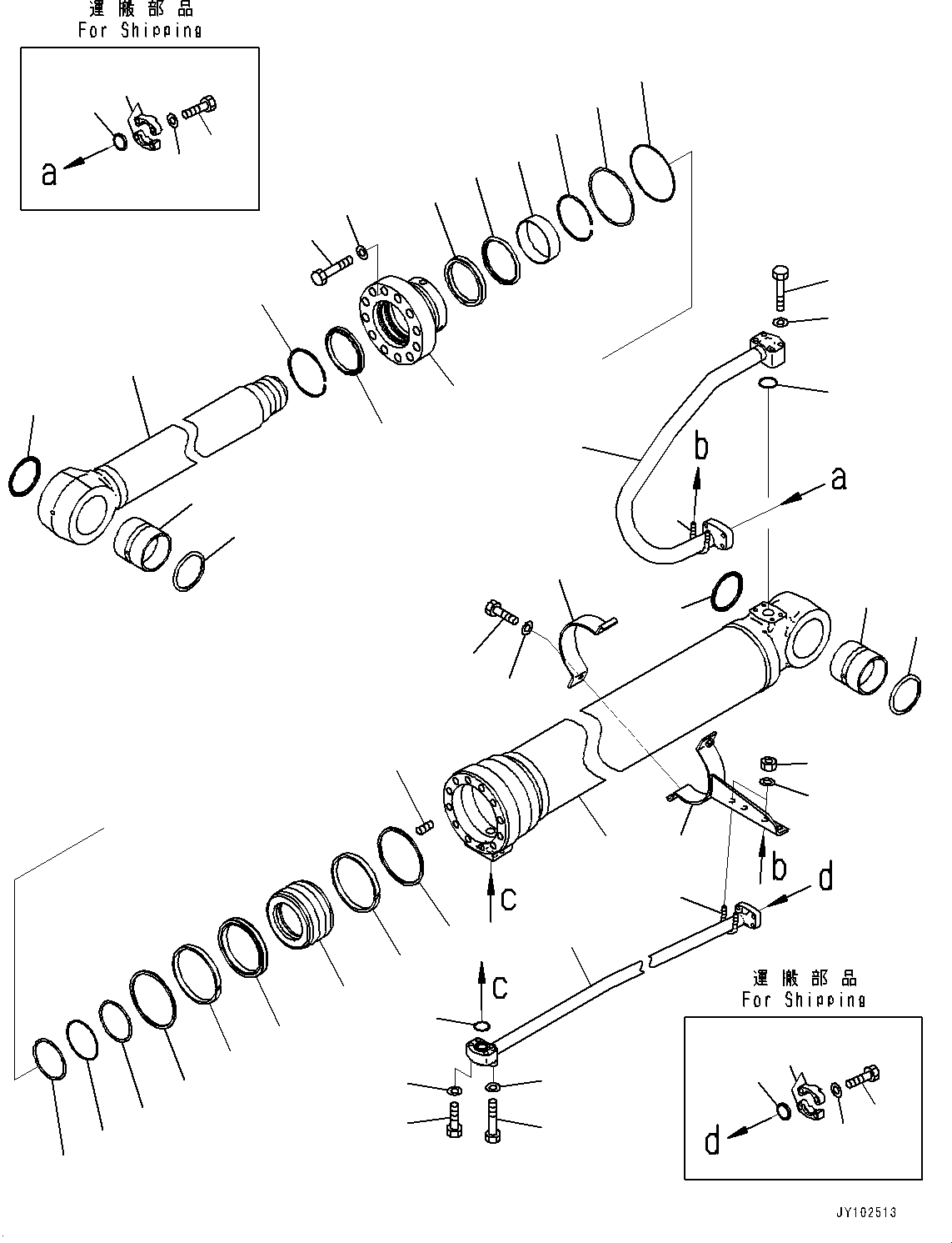 Трубка 707-86-69860 KOMATSU