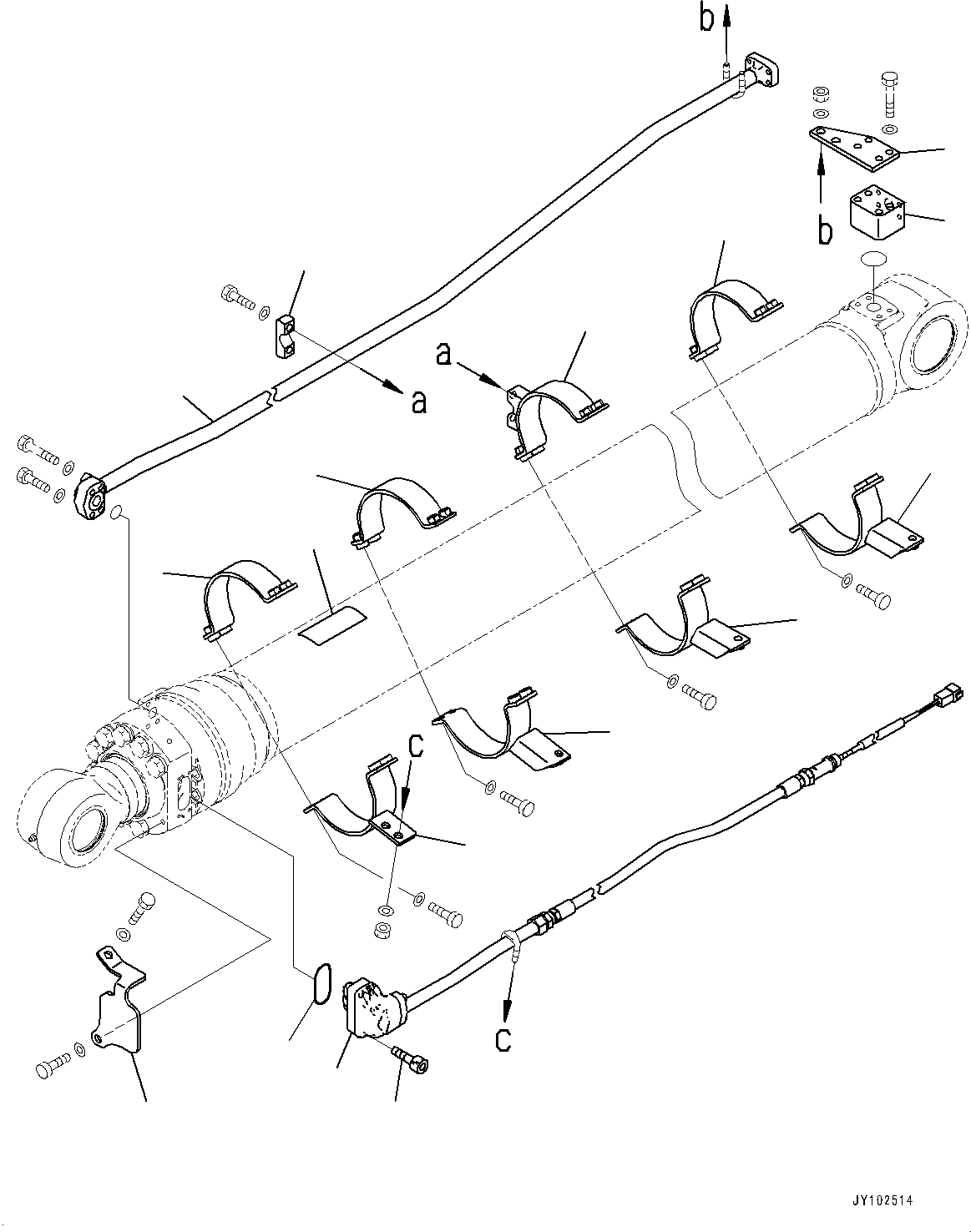 Sensor Assembly, Stroke Sensor 707-97-00780 KOMATSU