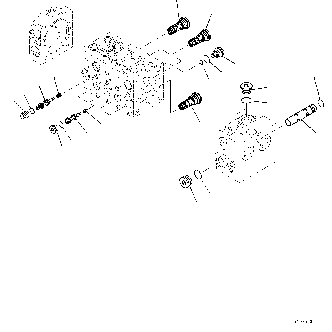 Клапан (подузел) 723-10-62800 KOMATSU
