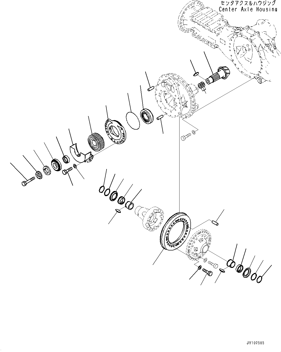 Pinion and Gear 56B-23-31300 KOMATSU