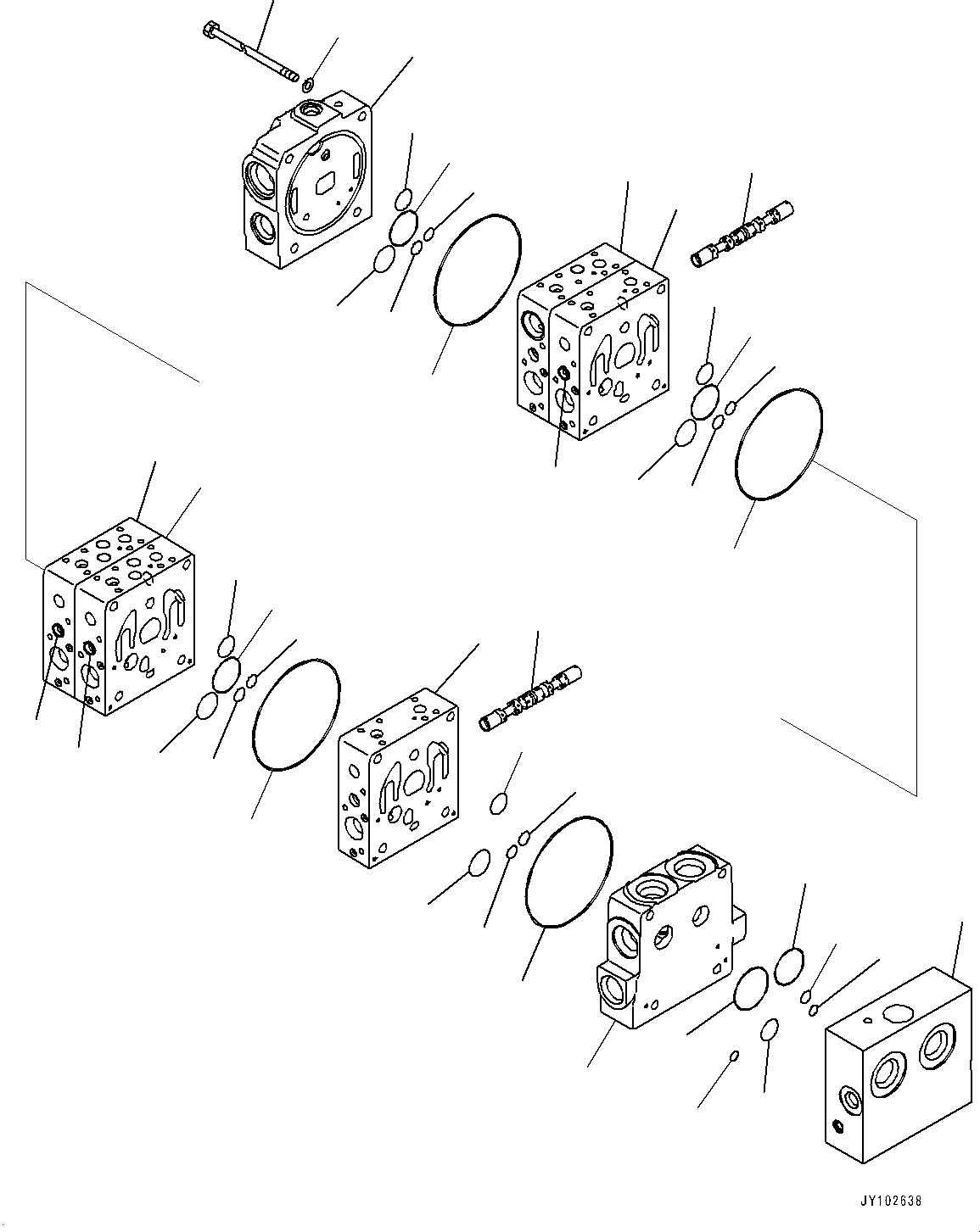 Клапан управления в сборе 723-15-13901 KOMATSU
