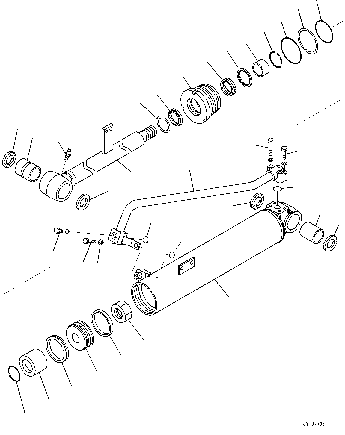 Головка цилиндра 707-29-11A20 KOMATSU