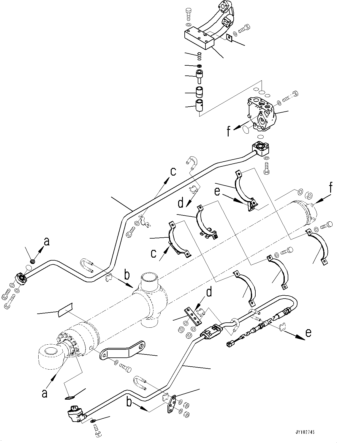 Трубка 707-86-69921 KOMATSU