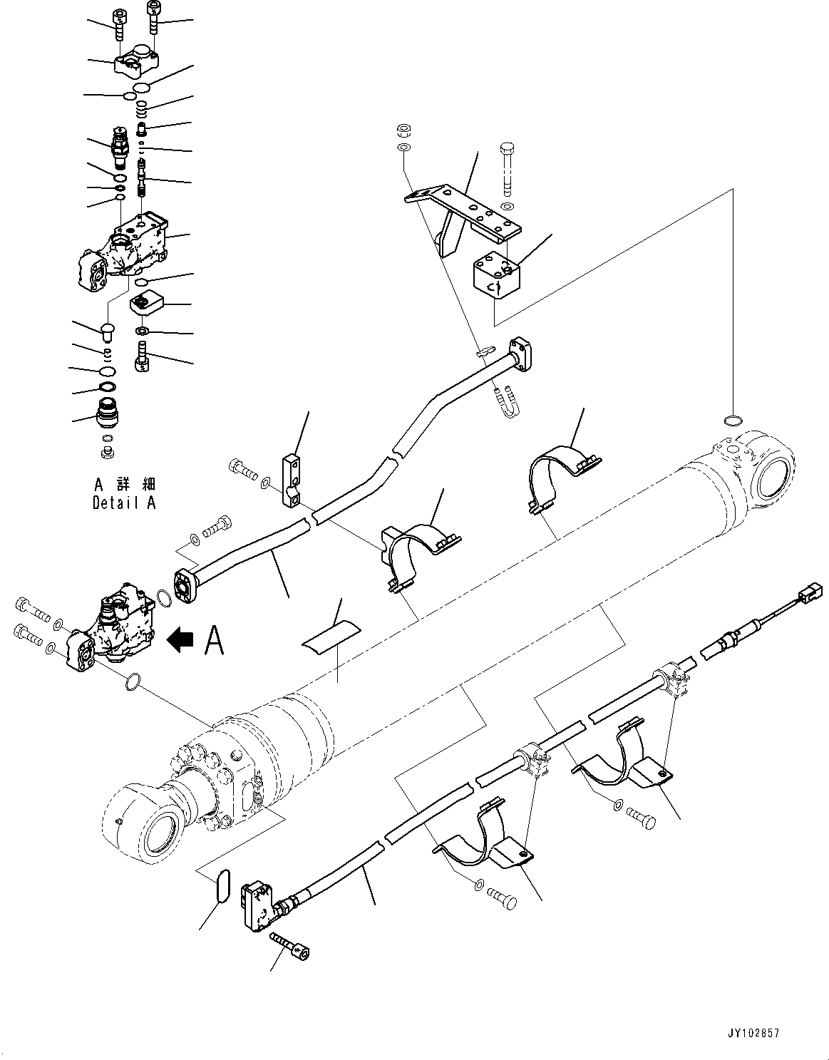Sensor Assembly, Stroke Sensor 707-97-00092 KOMATSU