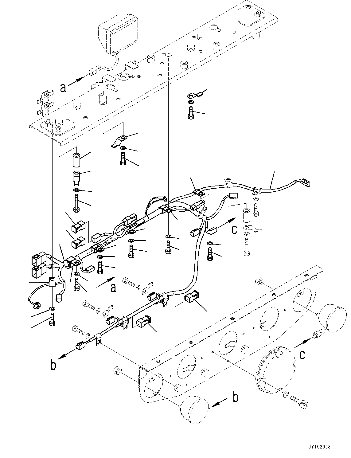 Жгут проводов 561-06-91271 KOMATSU