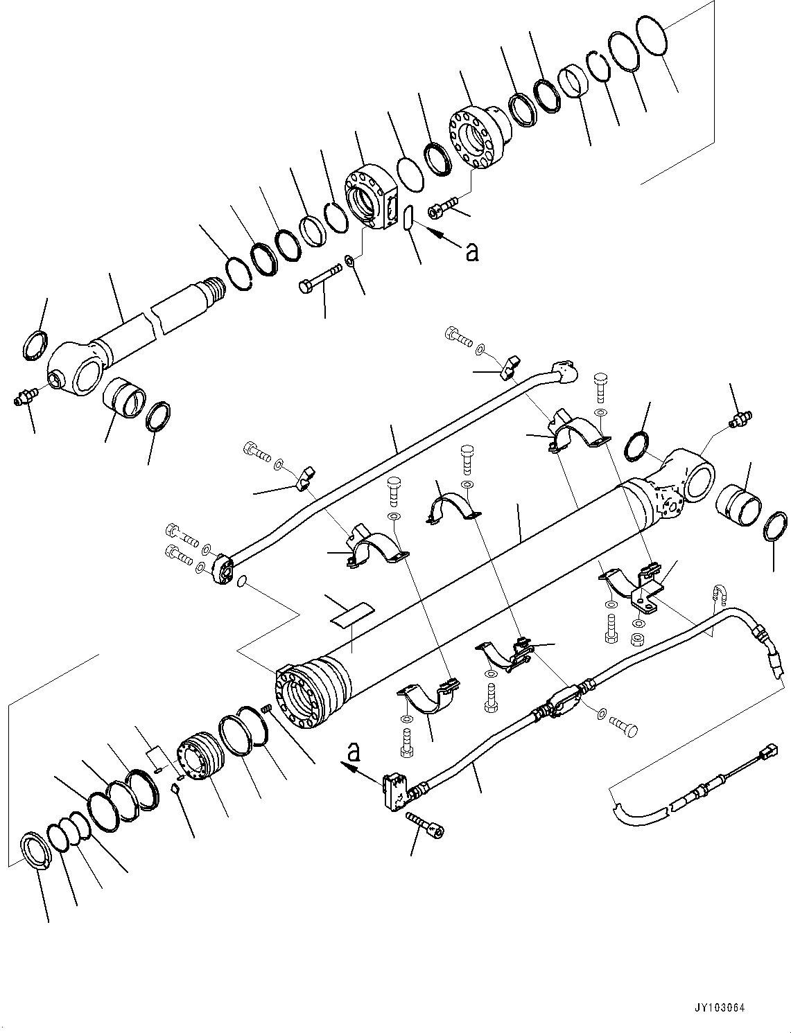 Sensor Assembly, Stroke and Reset Sensor 707-97-00102 KOMATSU