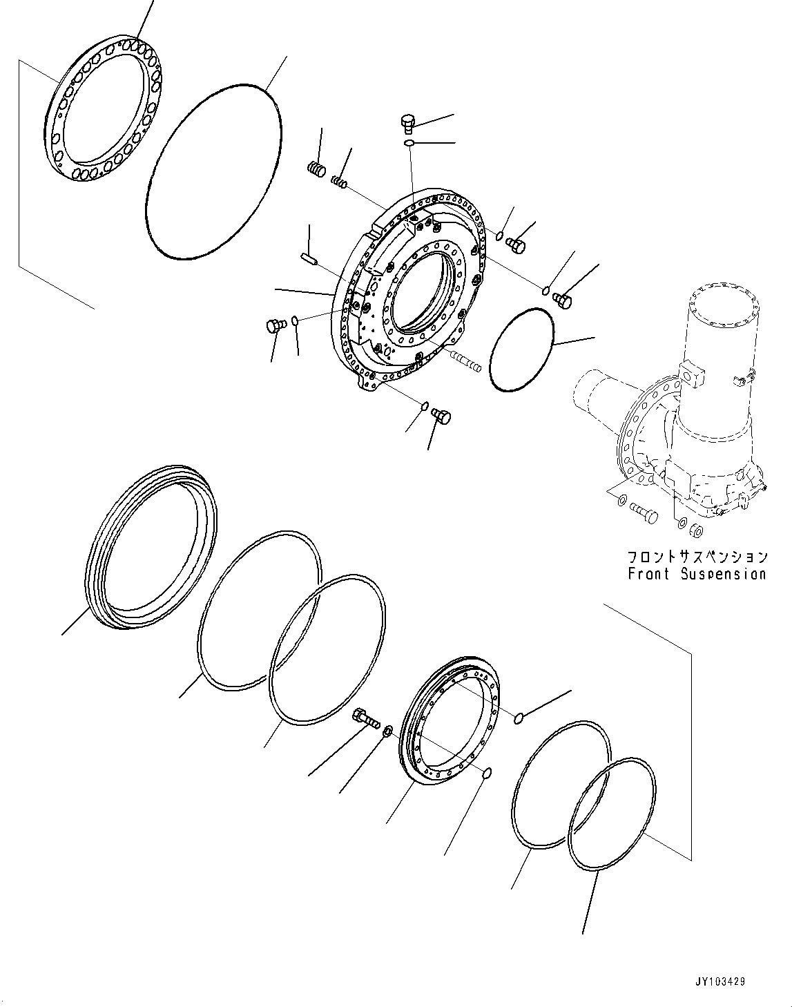 Уплотнительное кольцо круглого сечения 561-33-91810 KOMATSU