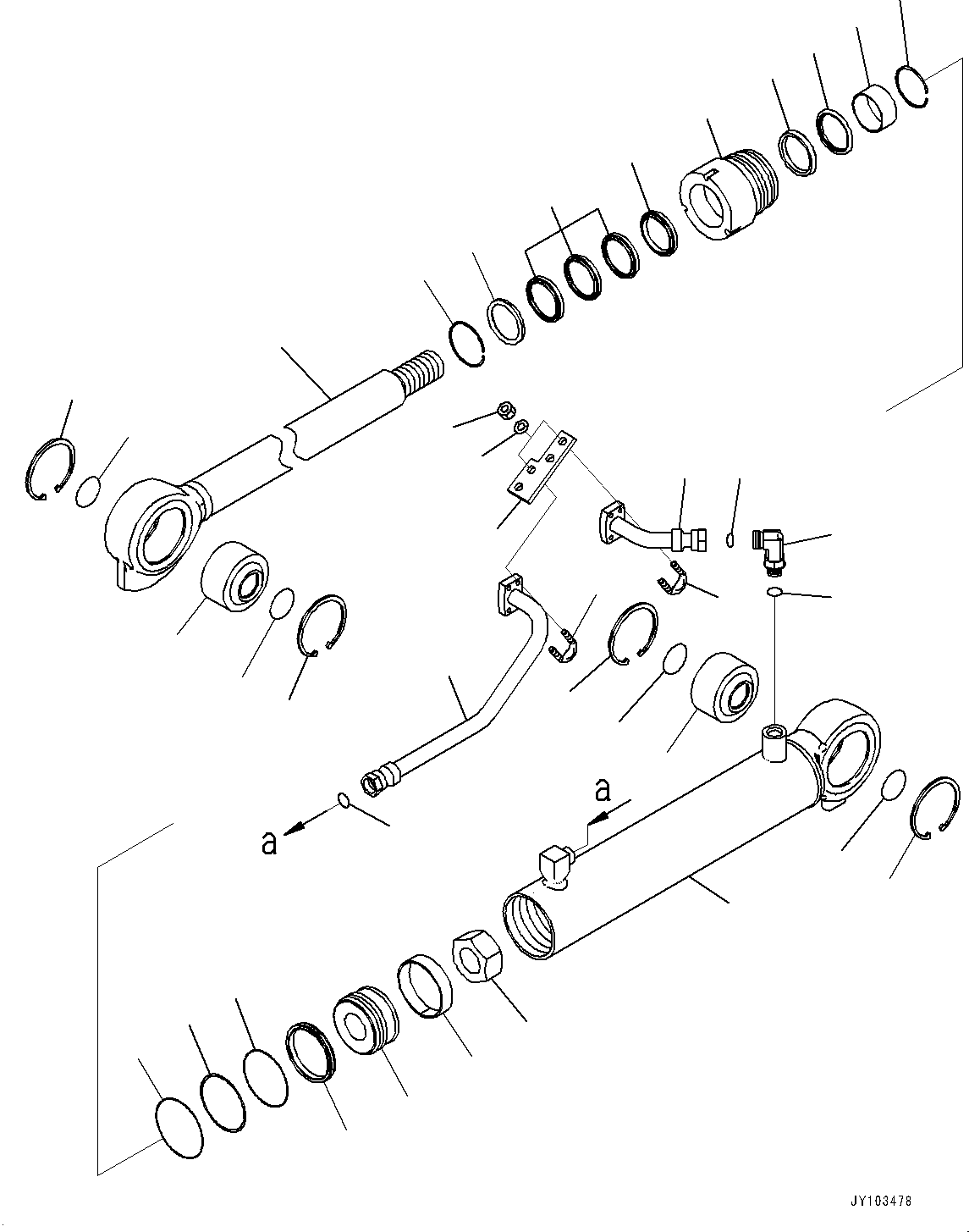 Головка цилиндра 707-29-11C60 KOMATSU