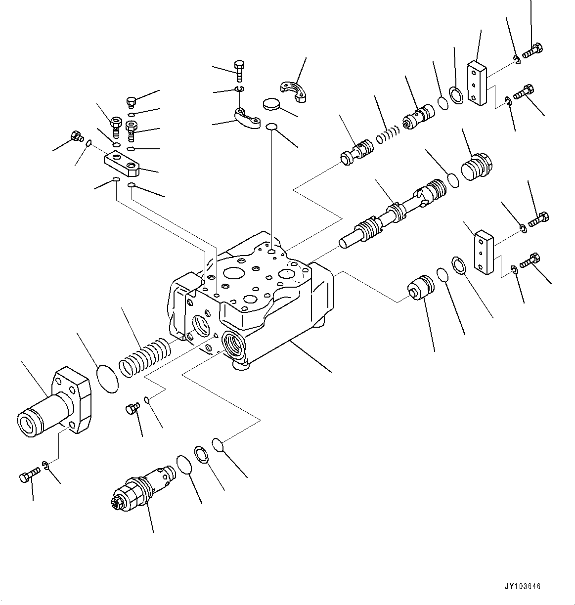 Предохранительный клапан 709-10-66100 KOMATSU