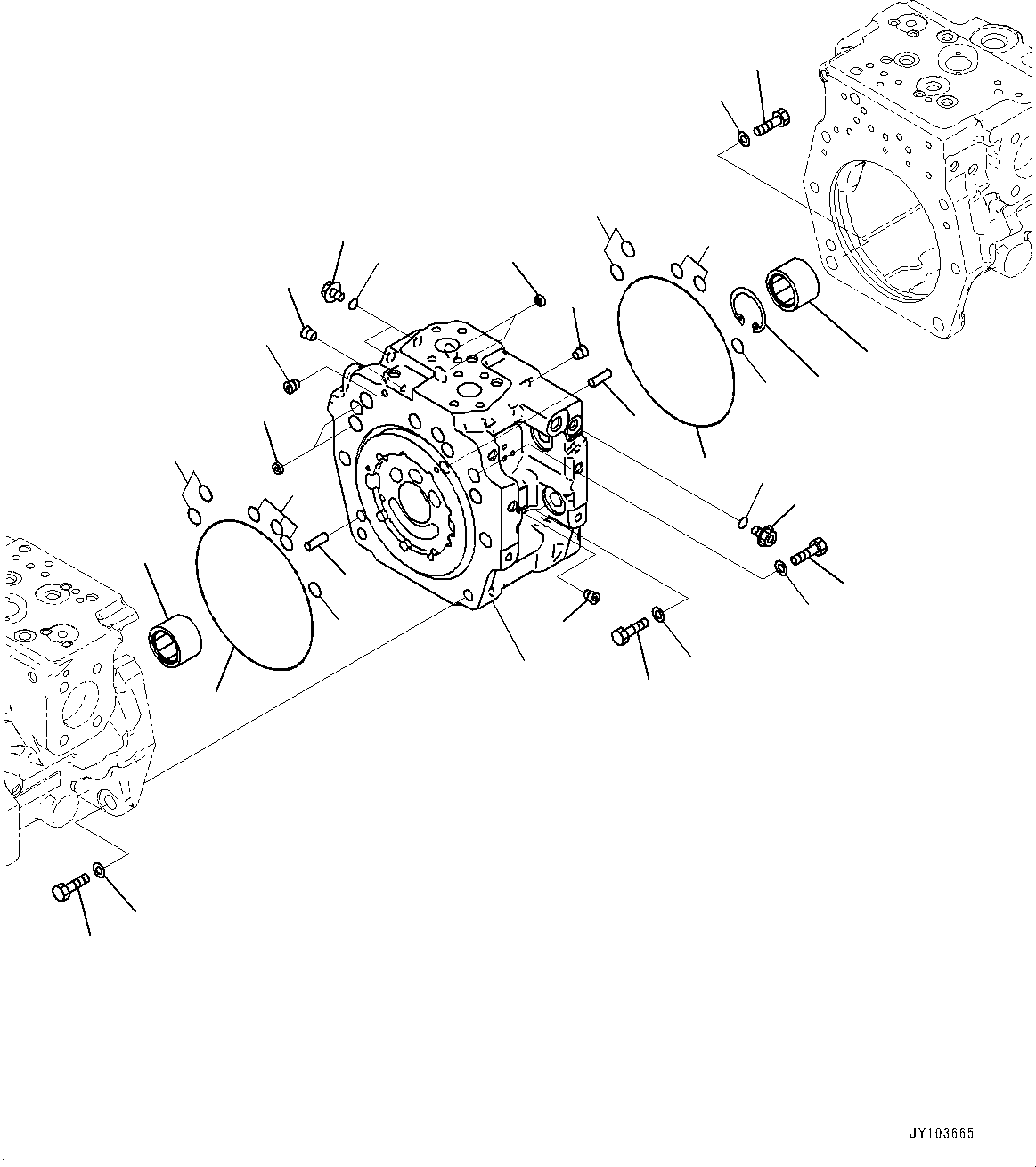 Cap Assembly, End (708-2L-07180) KOMATSU