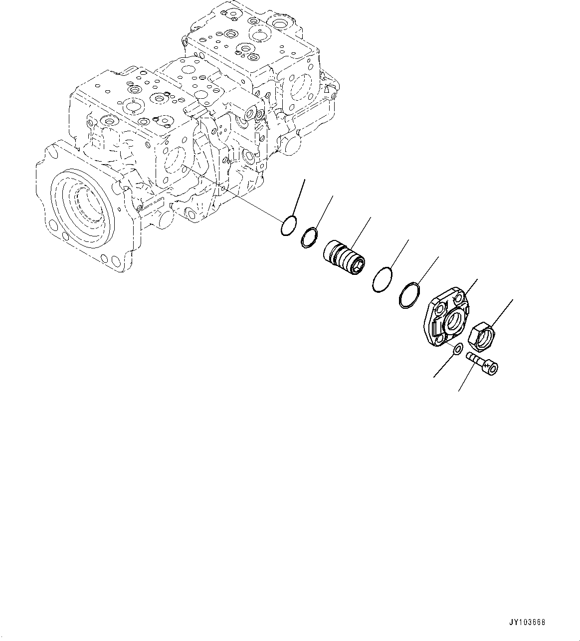 Крышка в сборе (708-2L-07350) KOMATSU