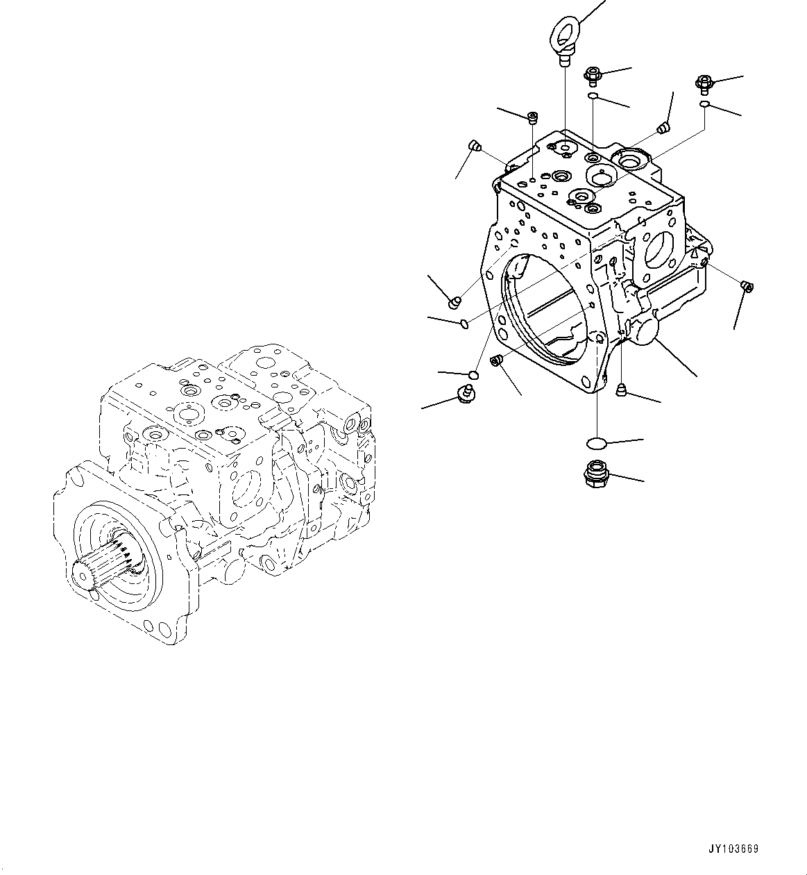 Корпус в сборе (708-2L-07190) KOMATSU