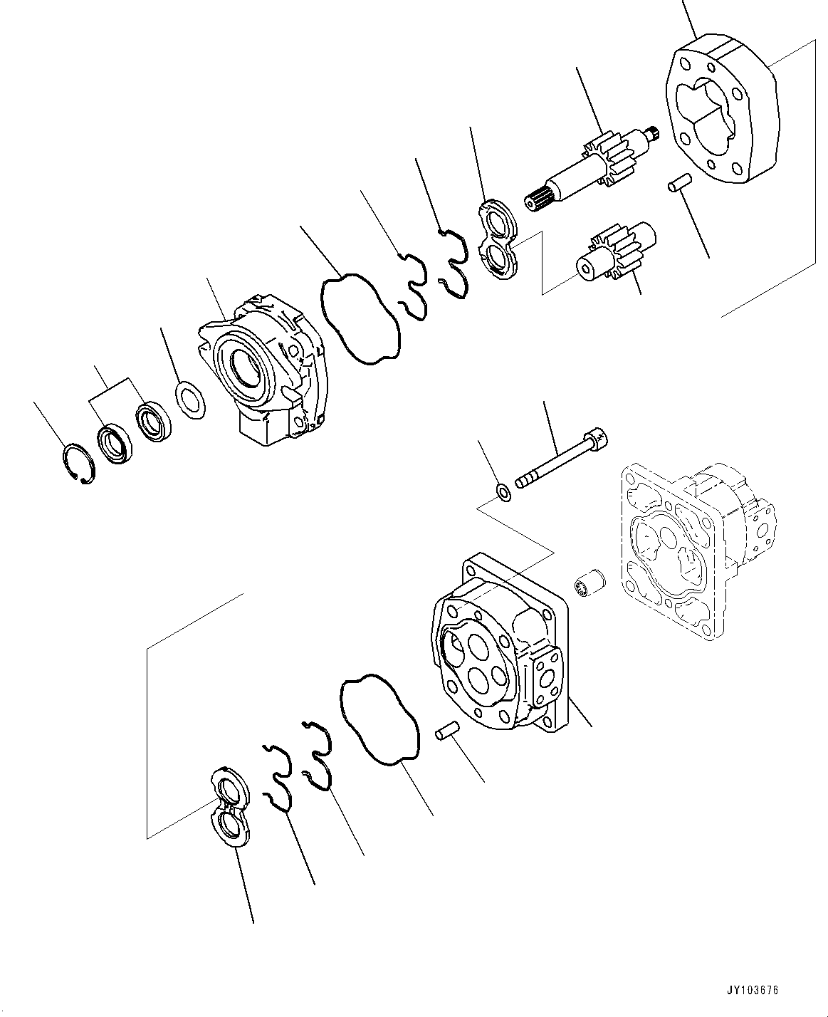 Шестерня ведущая (705-19-36720) KOMATSU