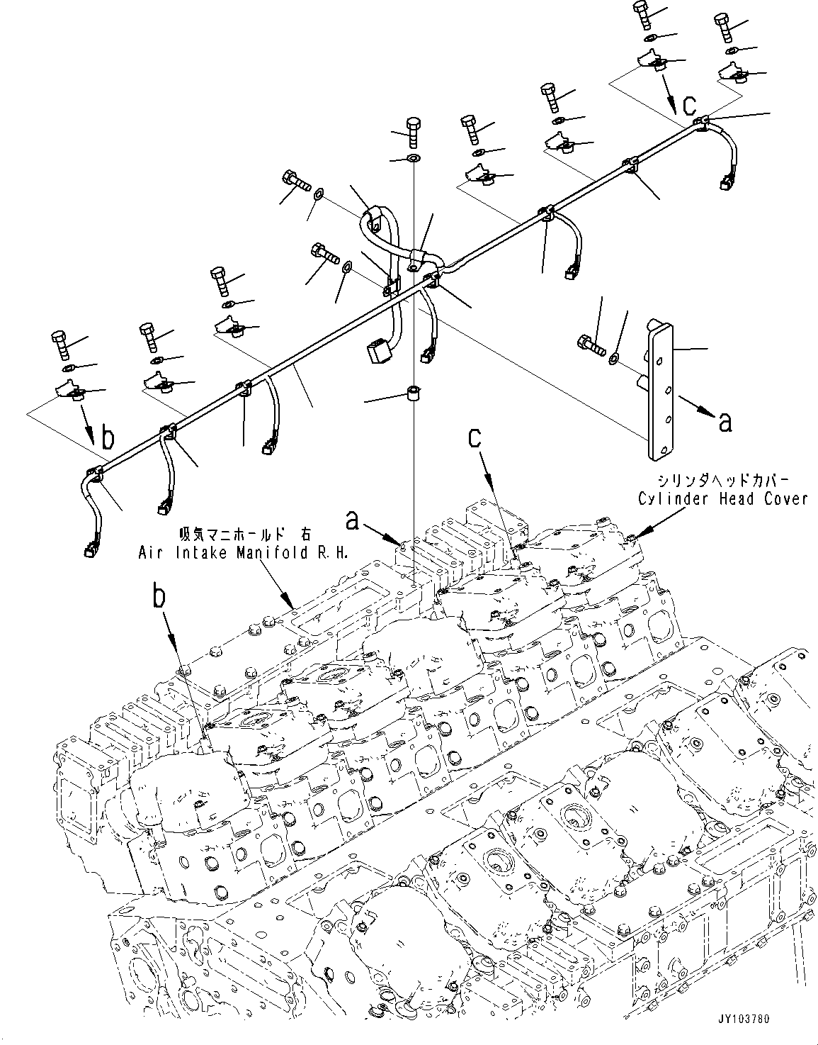 Пластина 6266-82-7610 KOMATSU
