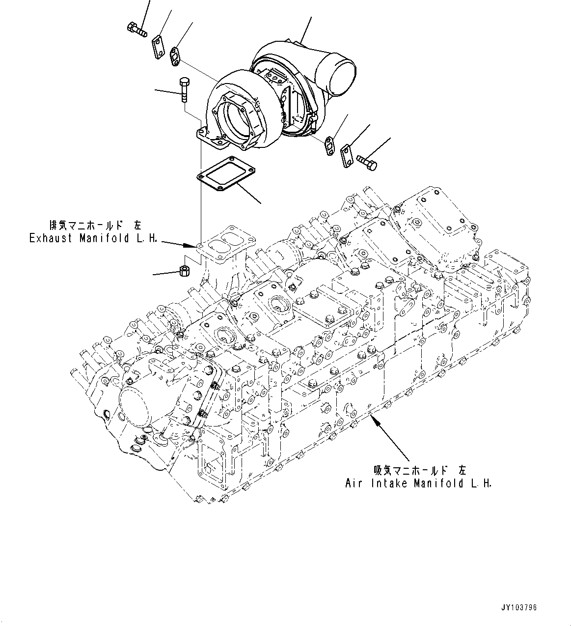 Turbocharger 6505-67-5220 KOMATSU