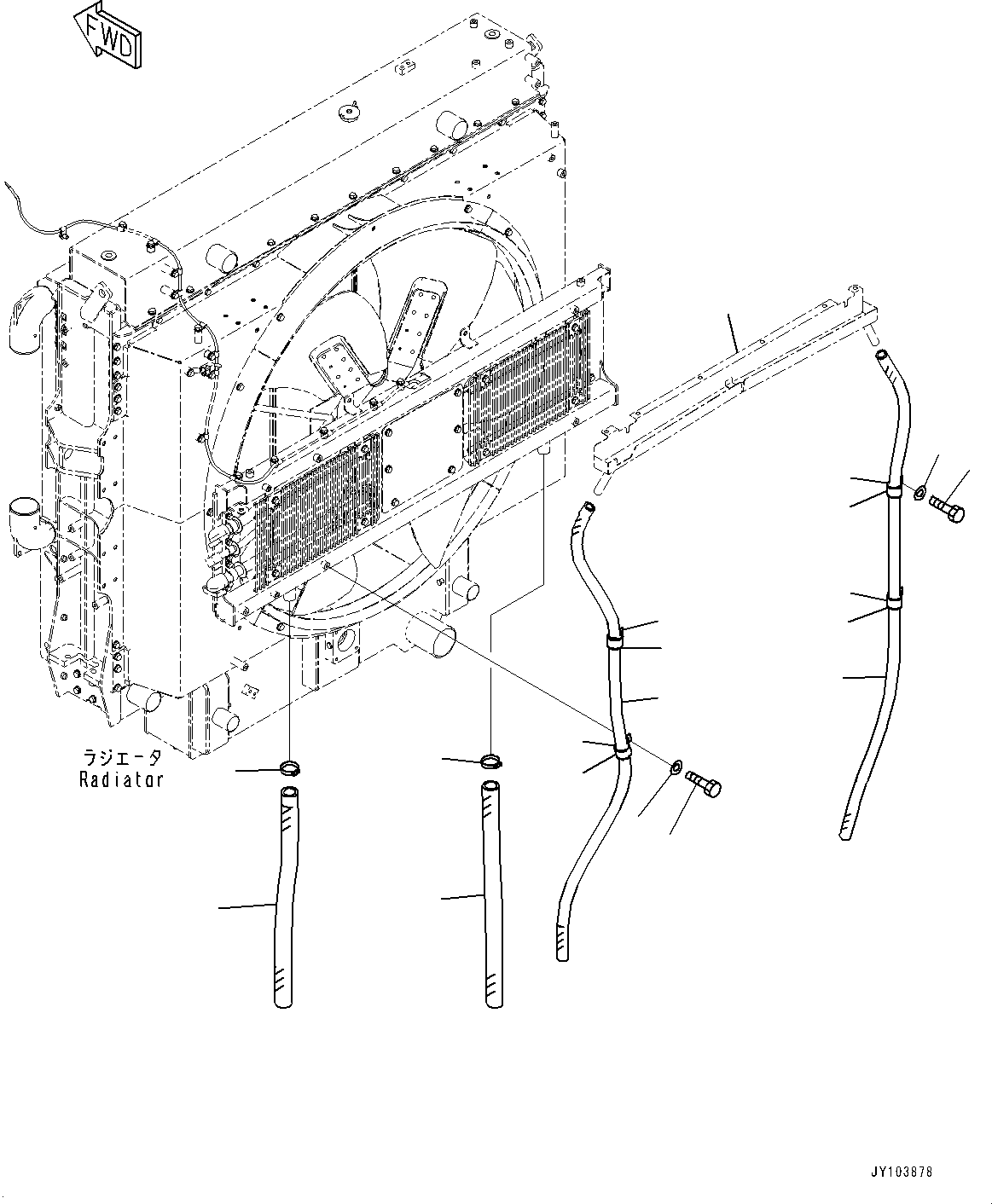 Шланг 07261-02621 KOMATSU