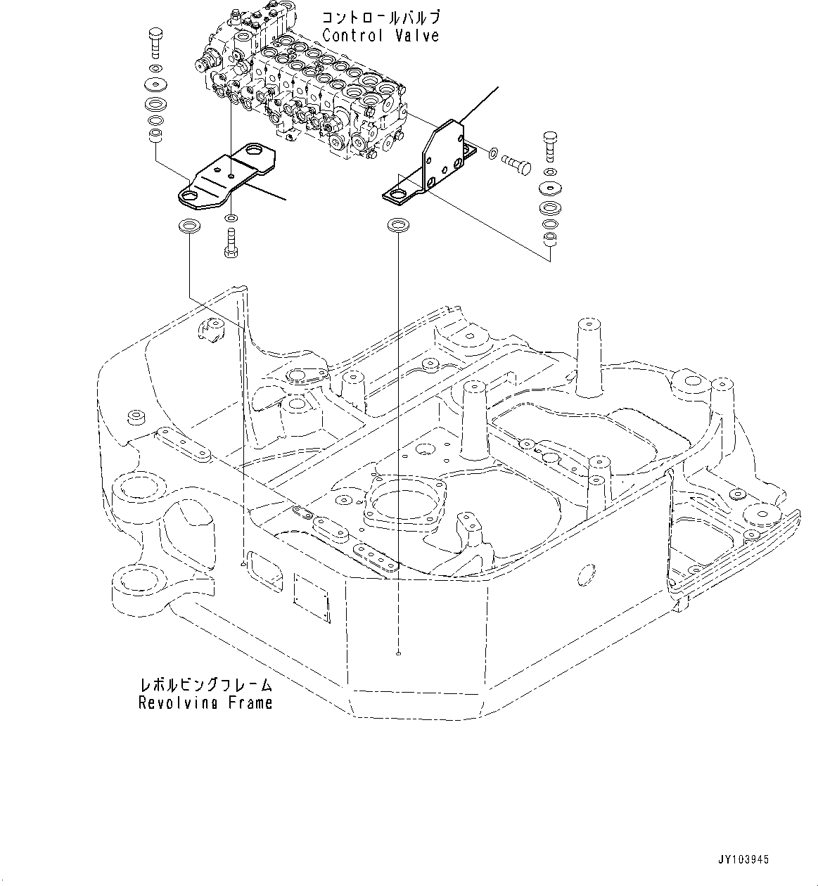 Кронштейн 22J-62-55290 KOMATSU