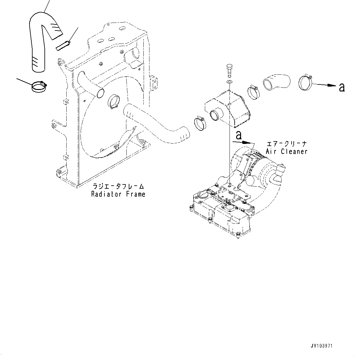 Шланг 2A1-01-51520 KOMATSU