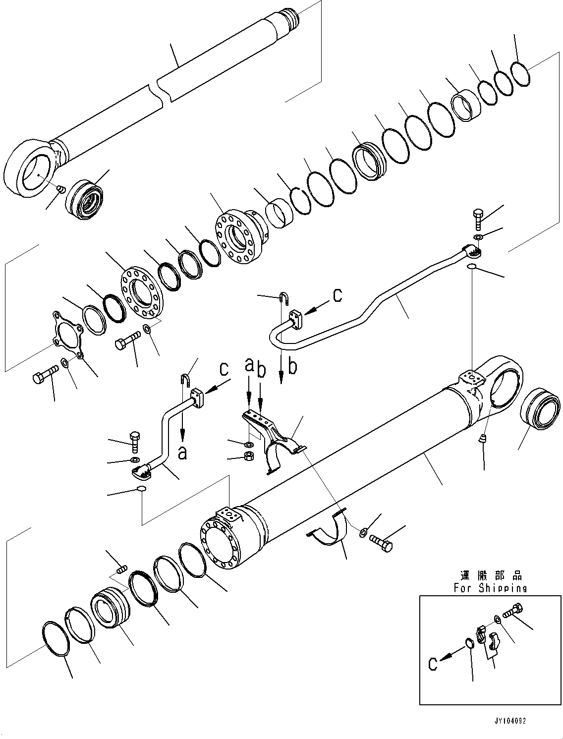 Трубка 707-86-17030 KOMATSU