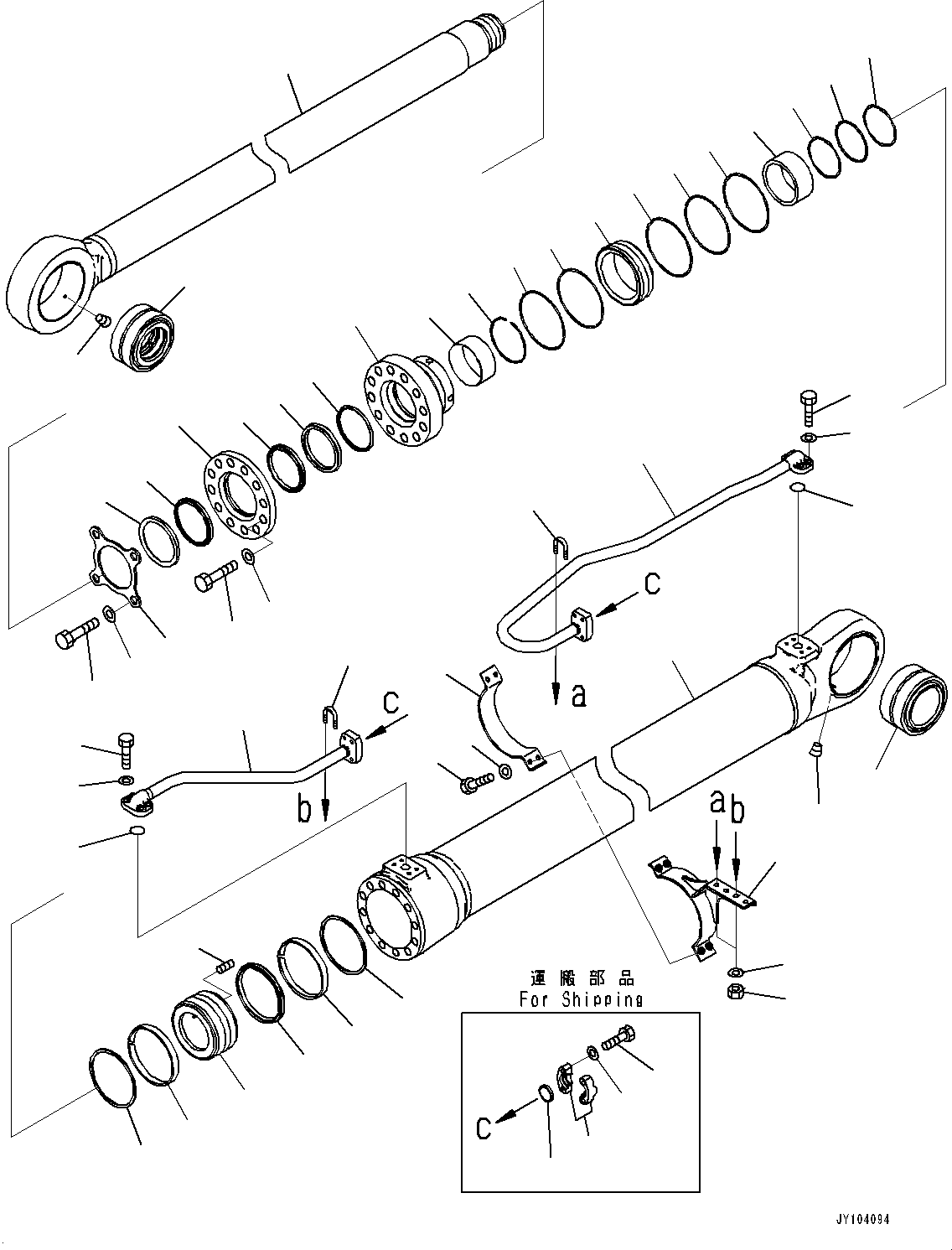 Трубка 707-86-17040 KOMATSU