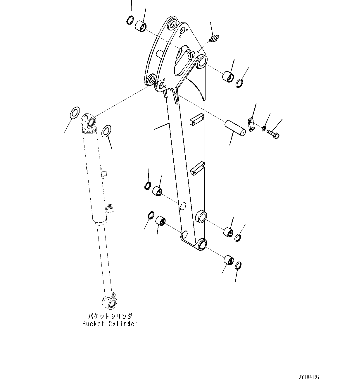 ARM, ASSEMBLY 2A1-943-0020 KOMATSU