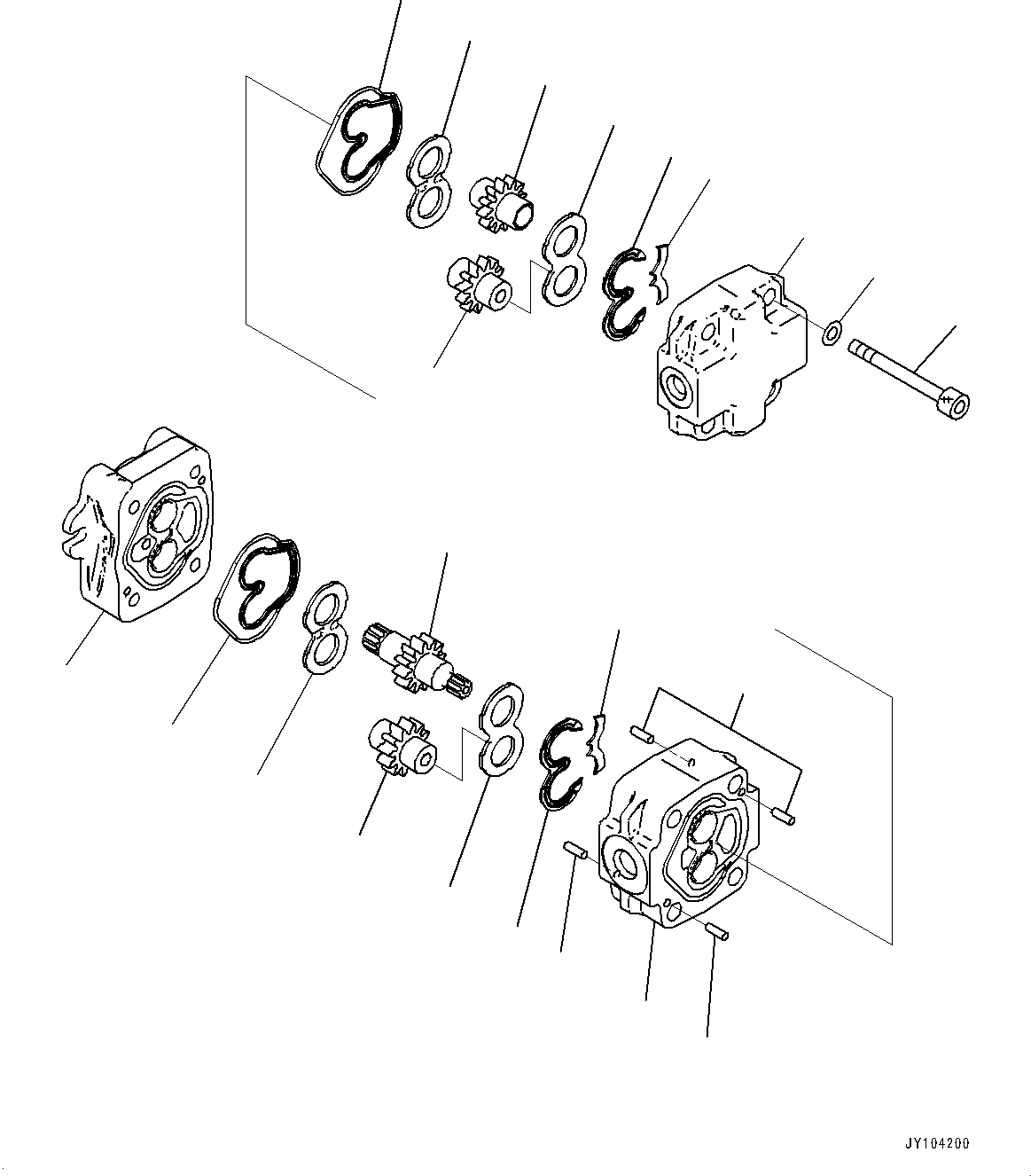 HOUSING, ASSEMBLY (\7\ 705-40-17M40) KOMATSU