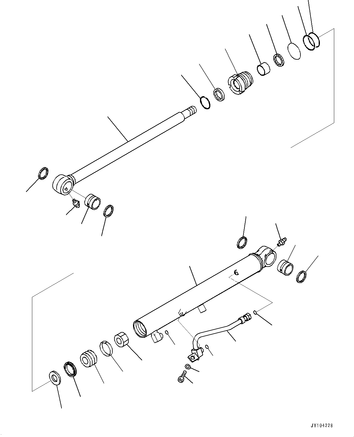 CYLINDER, ASSEMBLY 707-00-0F471 KOMATSU