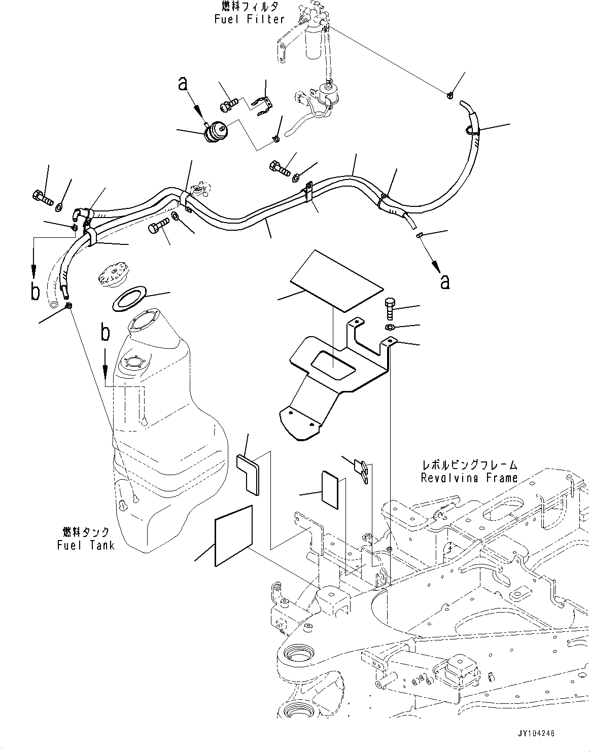 Амортизирующая подушка 2A1-04-51160 KOMATSU