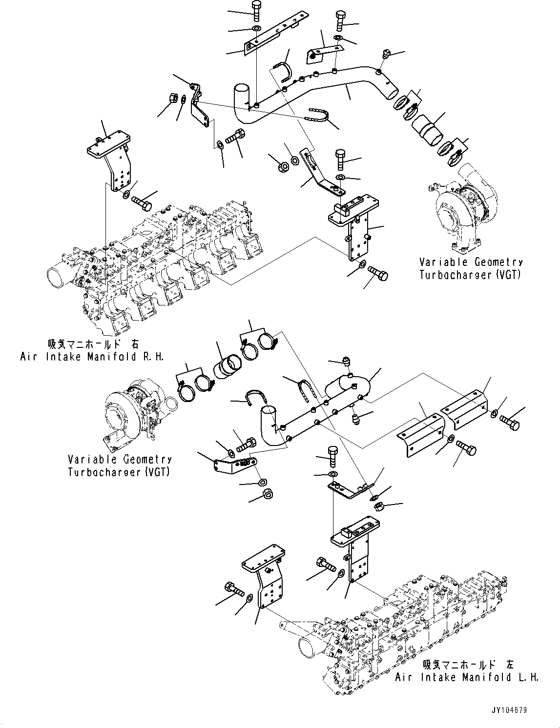 Крышка 6266-11-9840 KOMATSU