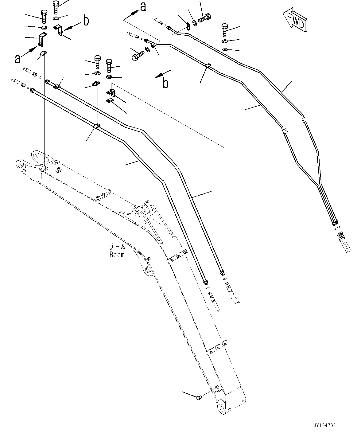 Хомут 22F-62-12251 KOMATSU