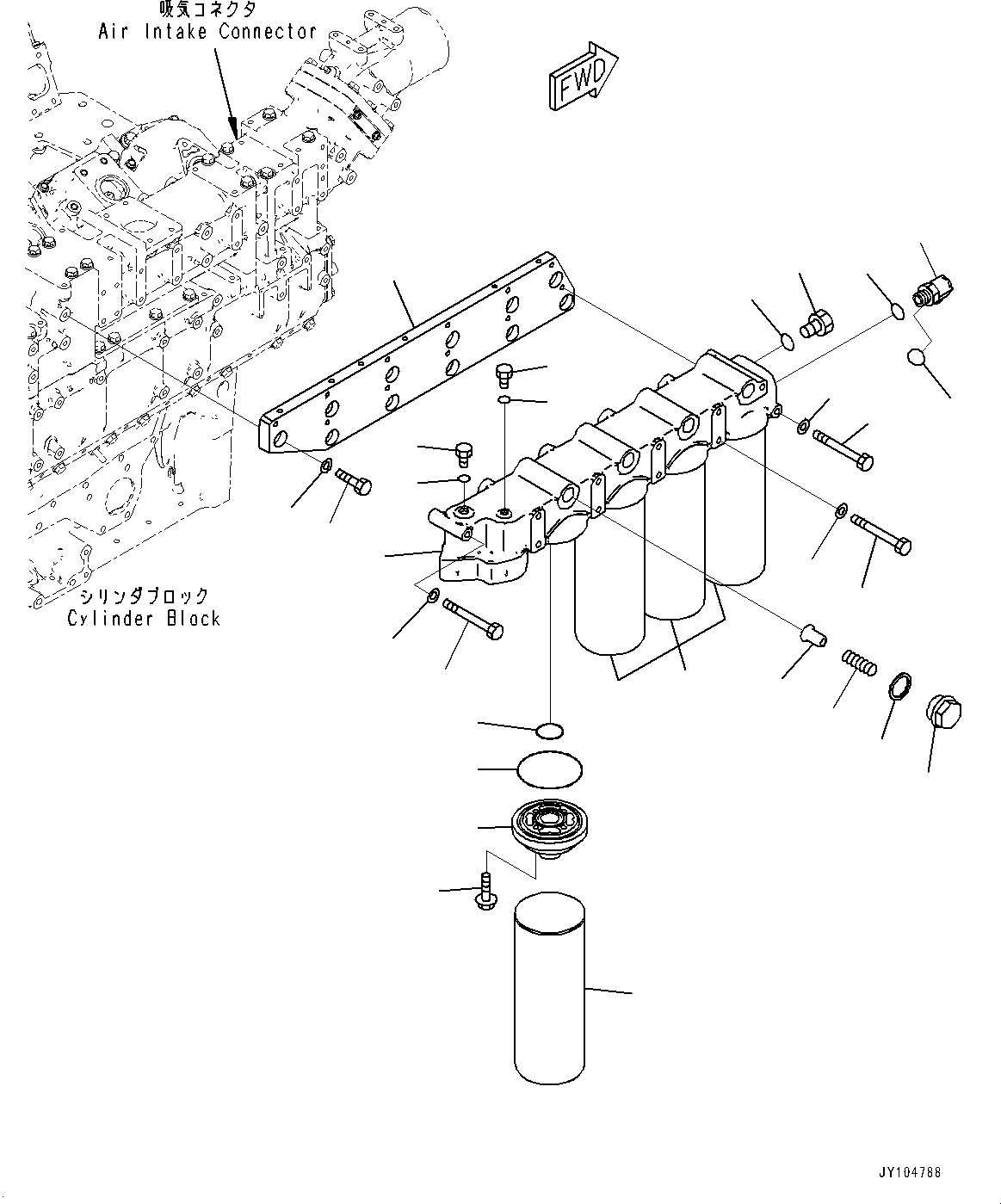 Кронштейн 6266-51-5110 KOMATSU