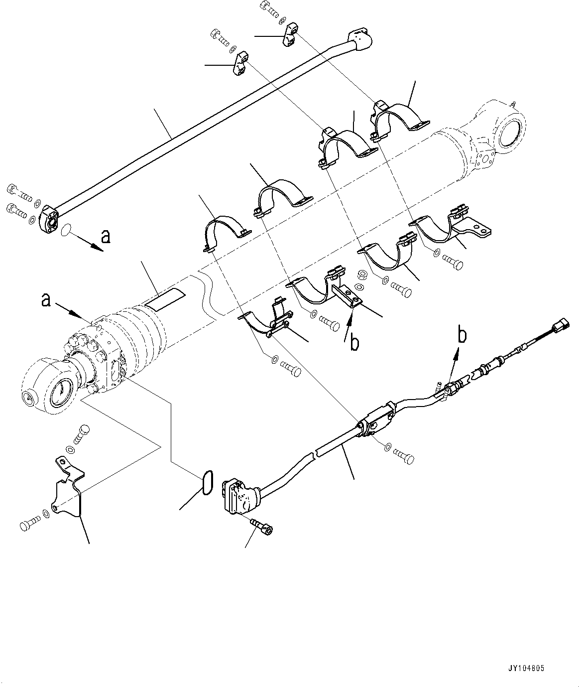 Sensor Assembly, Stroke and Reset Sensor 707-97-00870 KOMATSU