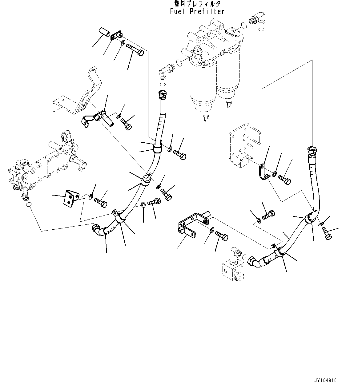 Шланг с торцевым уплотнением 02764-G0610 KOMATSU