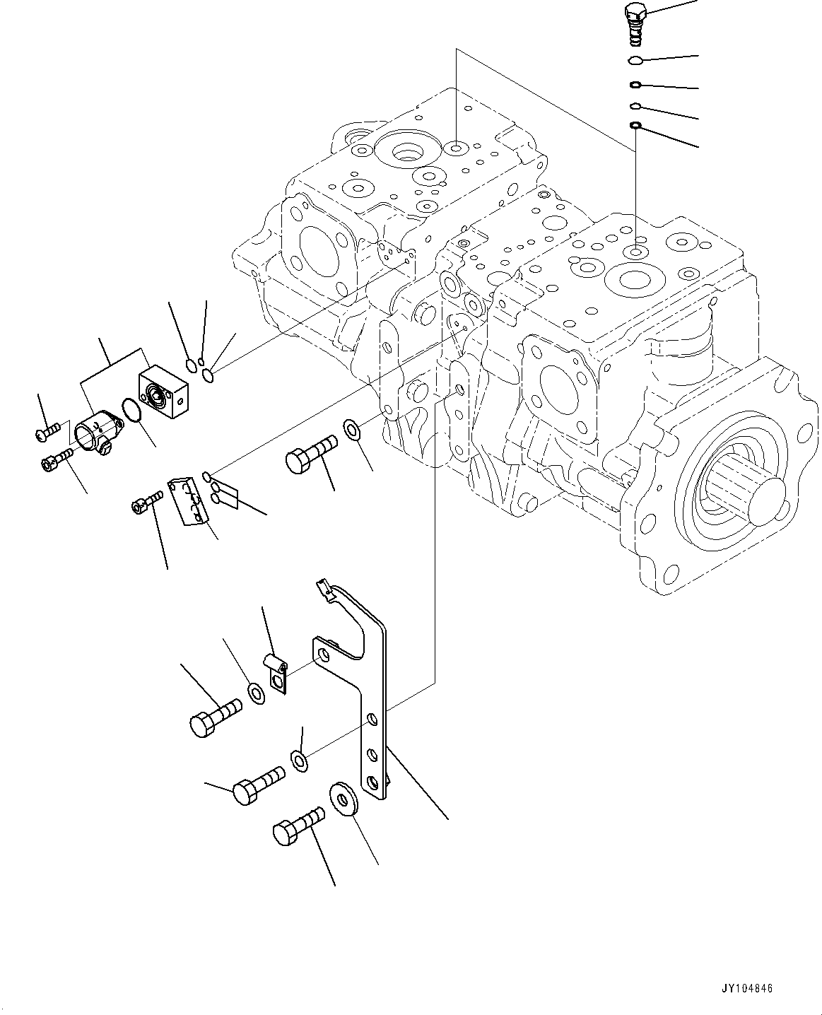 Кронштейн 708-2G-19170 KOMATSU