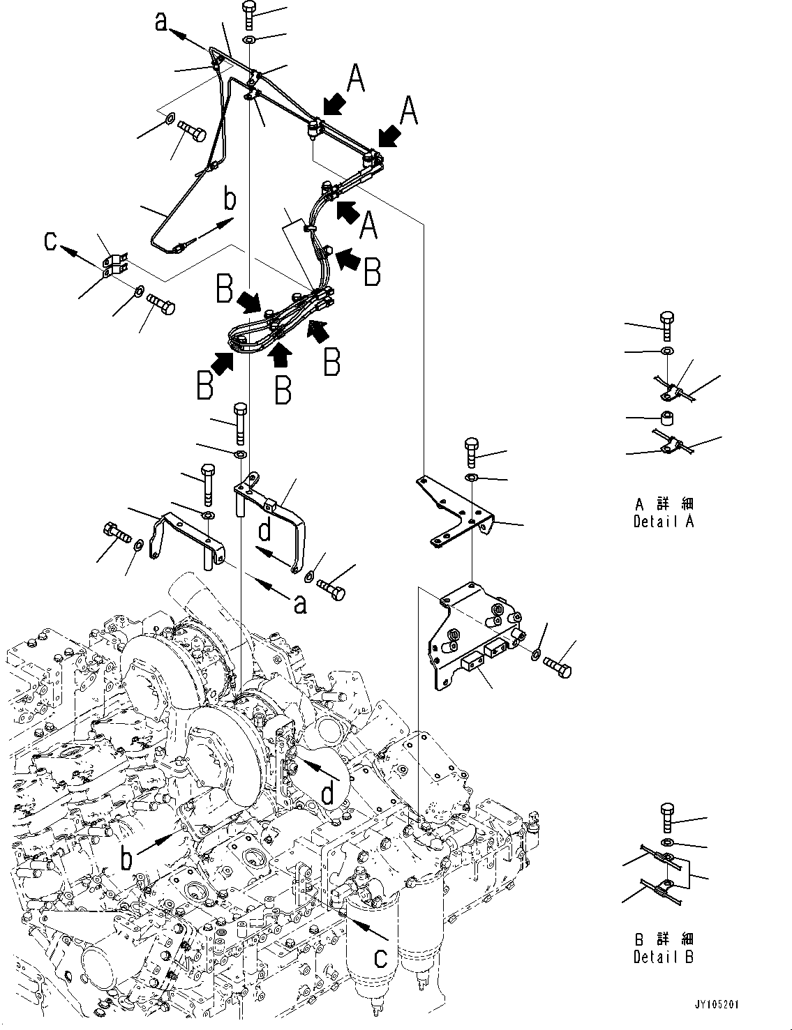 Кронштейн 6266-81-7260 KOMATSU