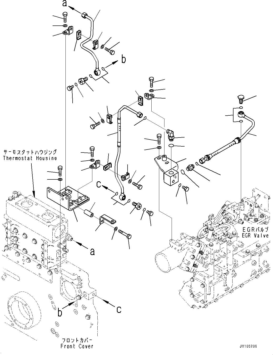 Кронштейн 6266-81-7221 KOMATSU