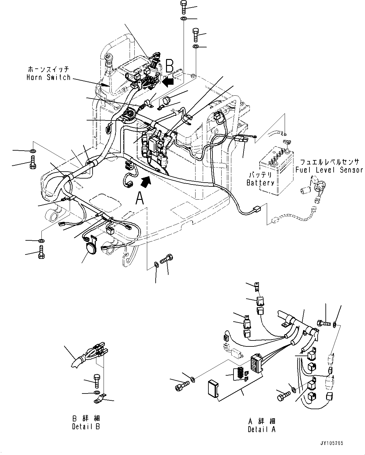 Жгут проводов 22J-06-36113 KOMATSU