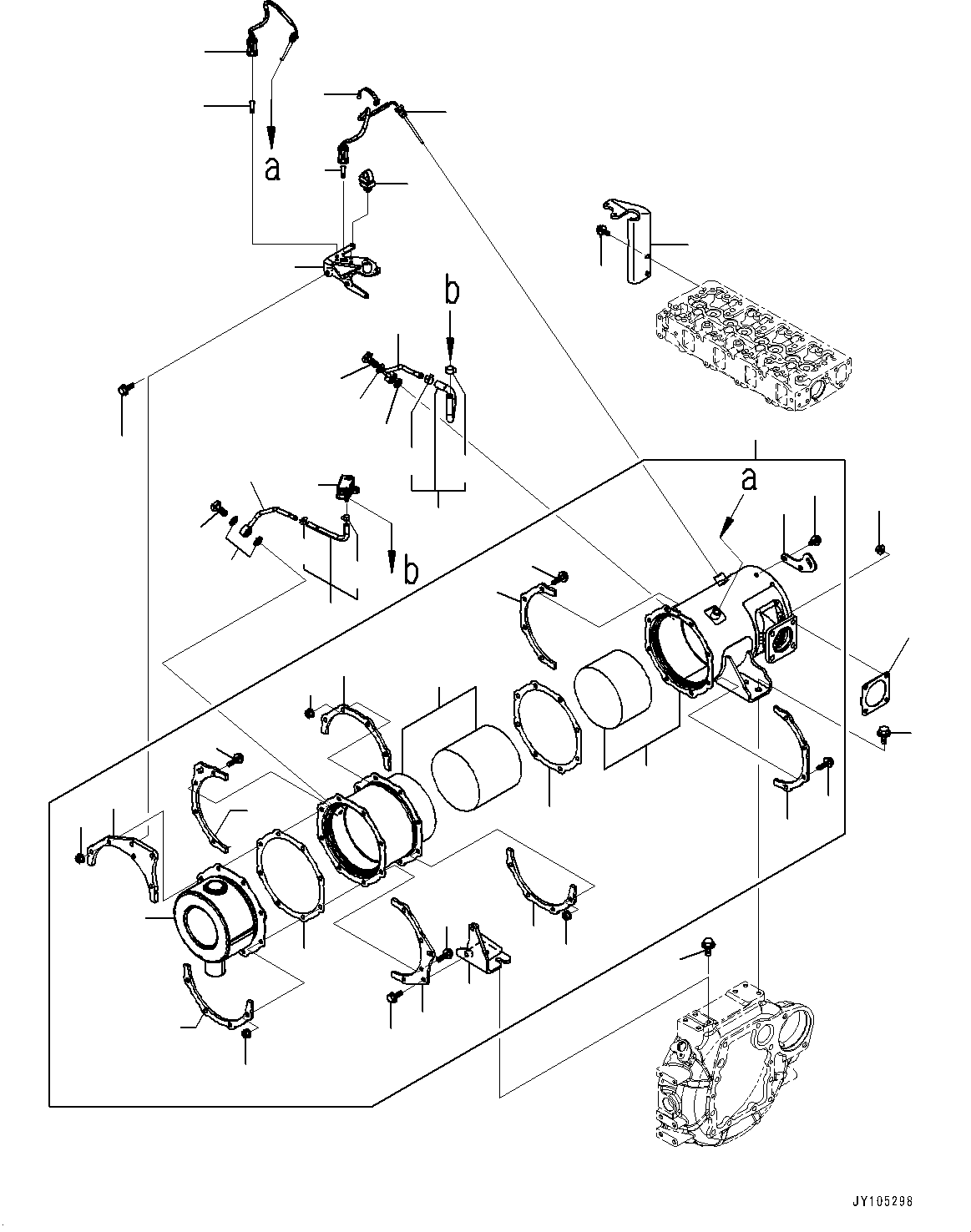 Датчик температуры YM129C00-13860 KOMATSU