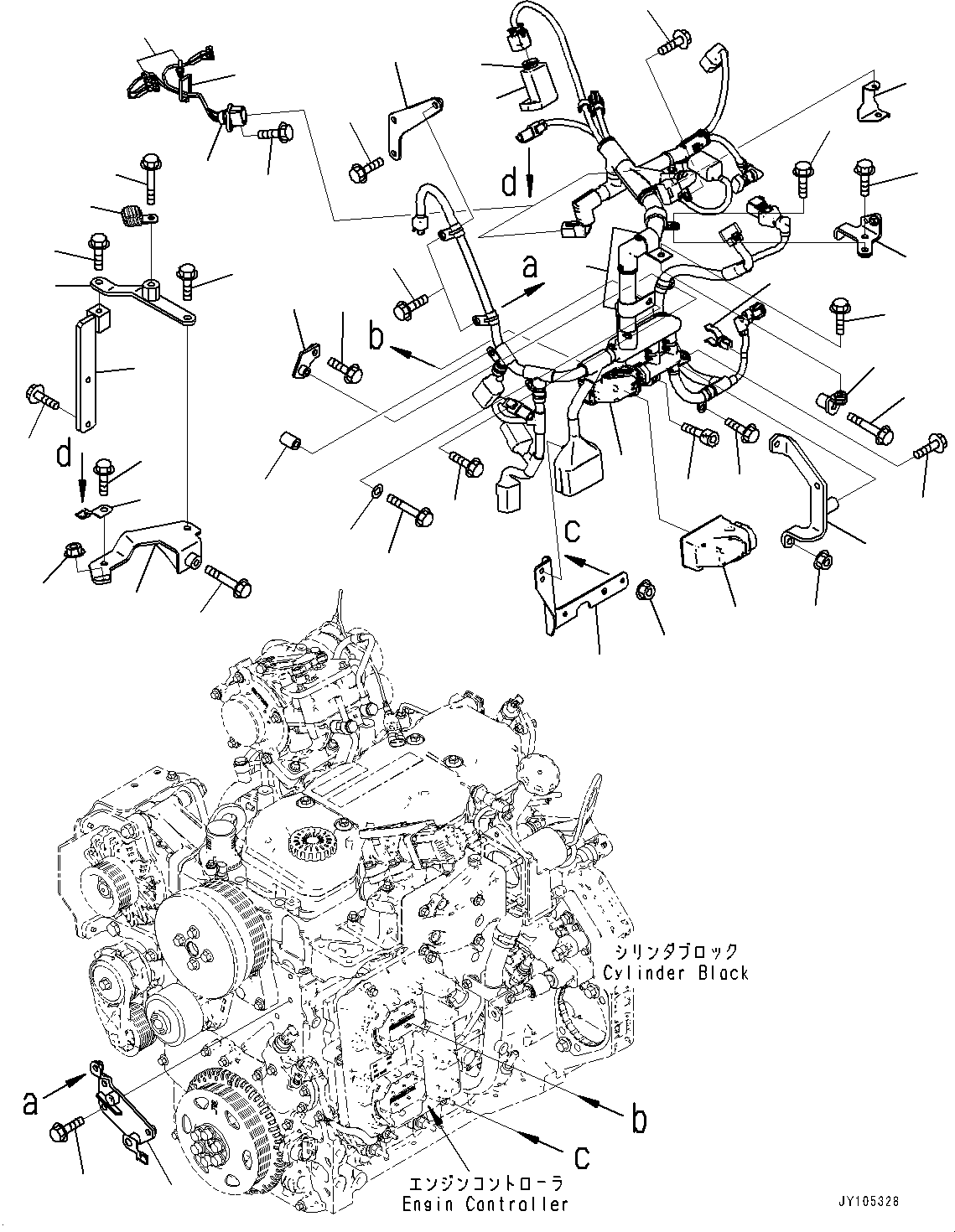 Жгут проводов 6753-81-5451 KOMATSU