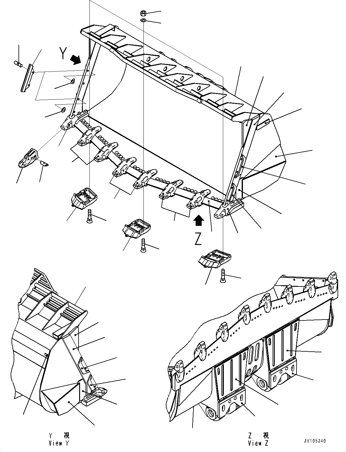 Bucket Assembly 427-803-4331 KOMATSU