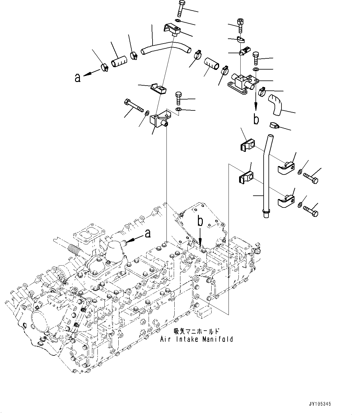 Переходник 6266-22-7210 KOMATSU