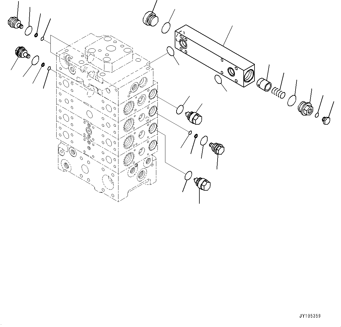 Пробка в сборе 723-46-18700 KOMATSU